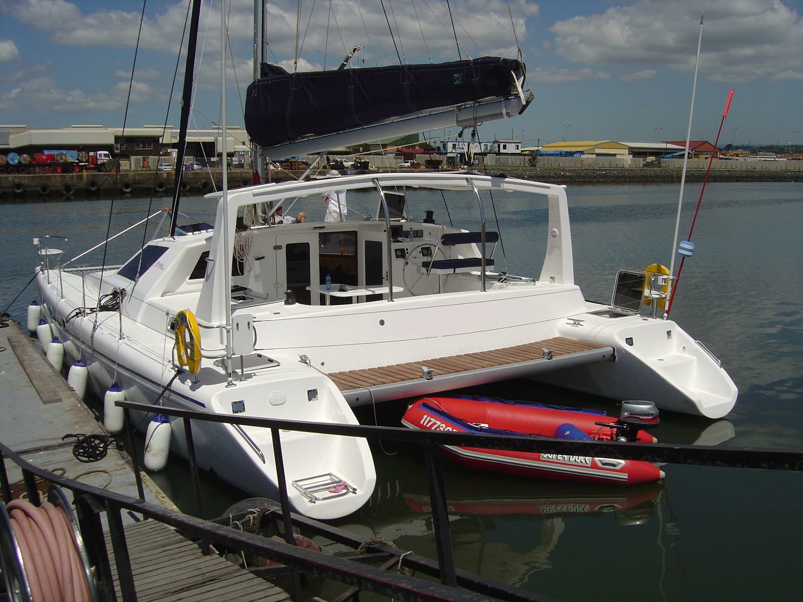 Angela Collins yachts built the parlay 40 catamarans from 2002 - 2006