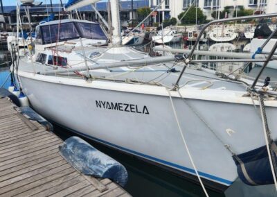 SOLD – L34 Sailing Monohull – this yacht did the cape to Rio race in 2024 good value and strong  | R320,000 + Mooring R103,000